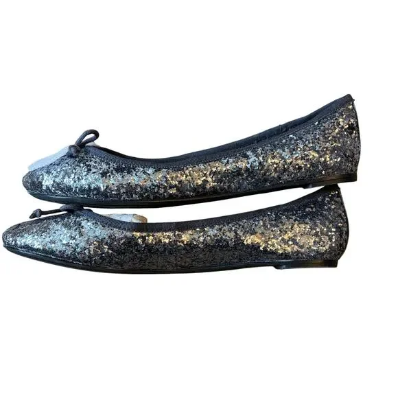 Tory Burch Silver Loafers Elegant Flats New Never Worn - Picture 4 of 5